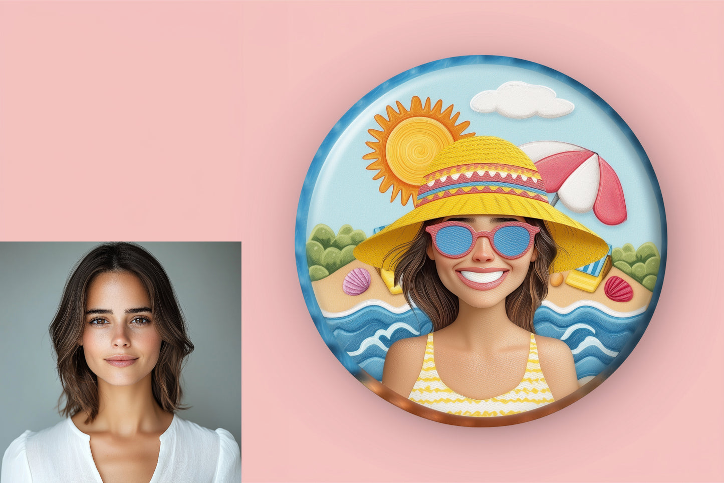 Badge Série À l’Apéro - Soleil & Bord de mer