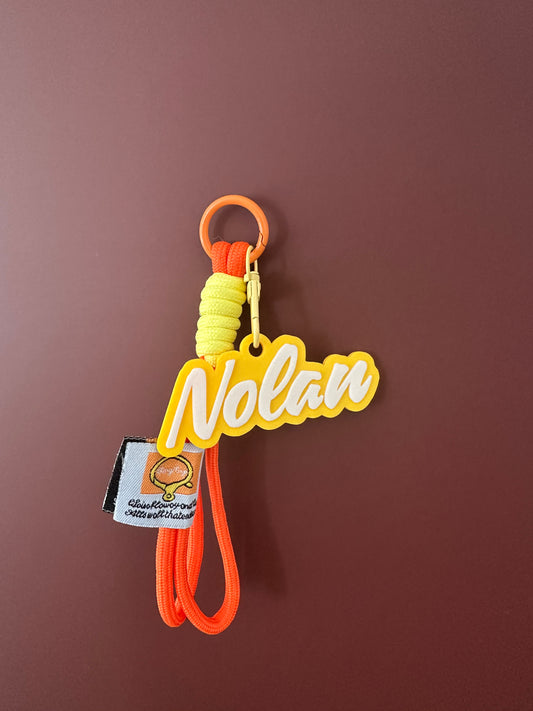 Porte-clés prénom personnalisé 3D – Style manuscrit