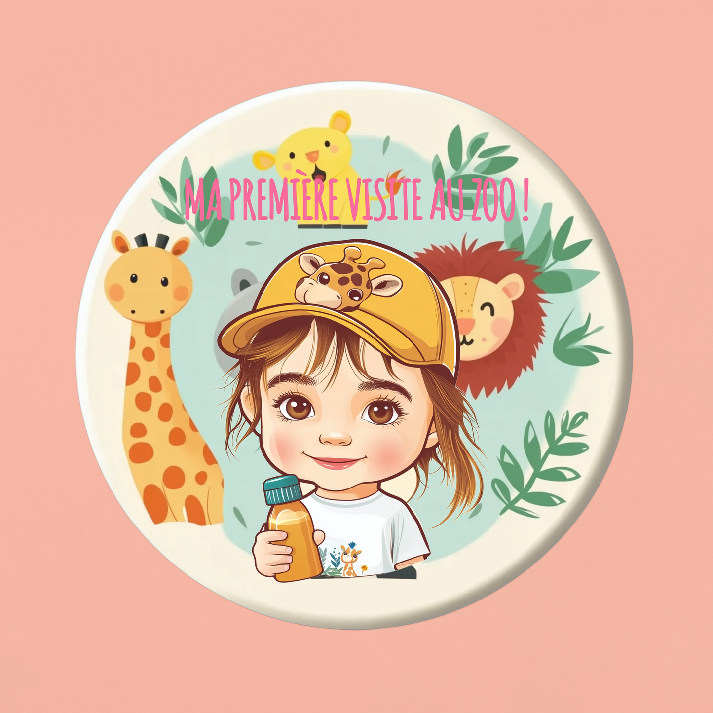 Badge Série Première fois - Fille - Lot de 4 - Premiers instants d’aventure