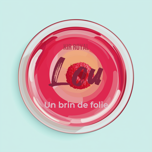 Badge Série À l’Apéro - Boisson - Kir Royal