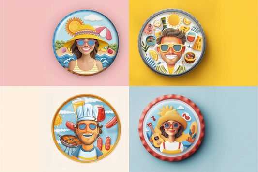 Badge Série À l’Apéro - Lot 4 – Les Ambiances Apéro