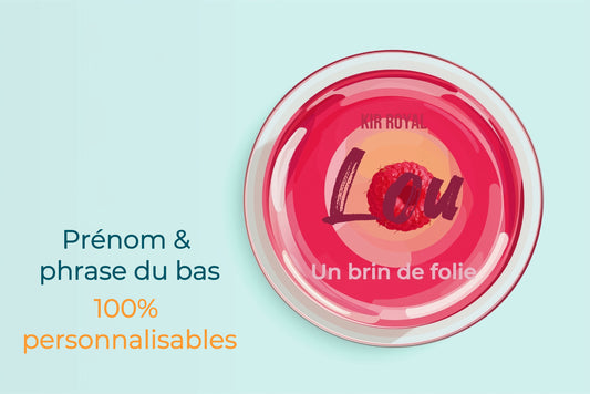 Badge Série À l’Apéro - Boisson - Kir Royal