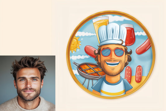 Badge Série À l’Apéro - Ambiance Barbecue