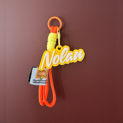 Porte-clés prénom personnalisé 3D – Style manuscrit