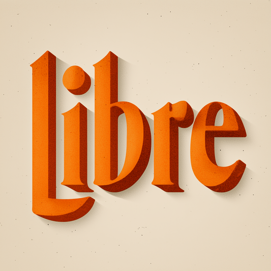 LIBRE — Magnet acrylique illustré