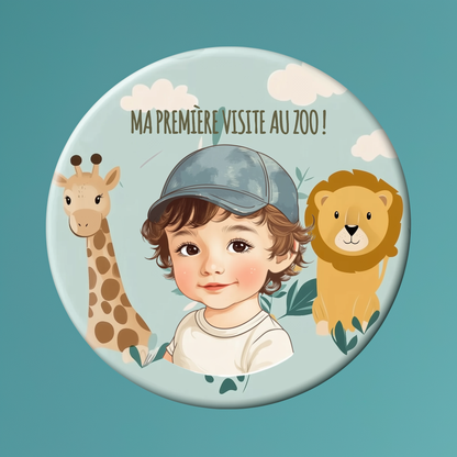 Badge Série Première fois - Garçon - Lot de 4 - Premiers instants d’aventure