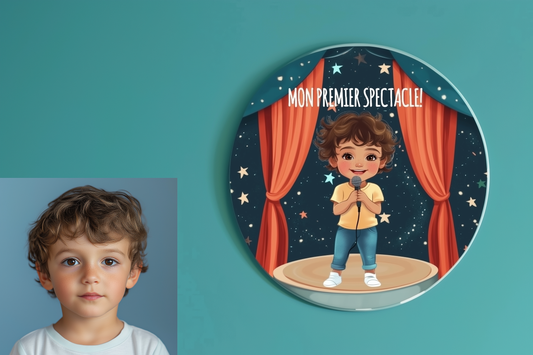 Badge Série Première fois - Garçon - Mon premier spectacle