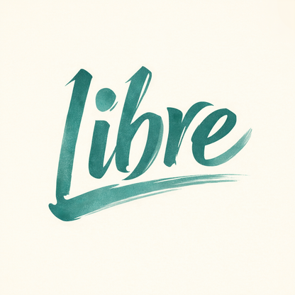 LIBRE — Magnet acrylique illustré